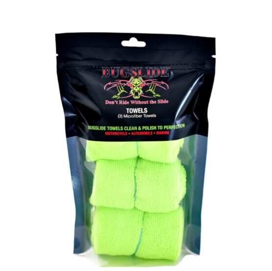 3pk. BugSlide Microfiber Towels