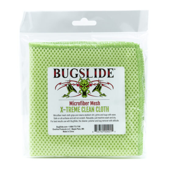 BugSlide X-treme Clean Microfiber Mesh Cloth