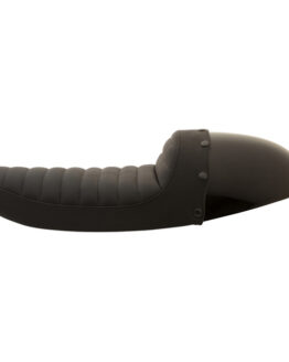 Burly Brand Cafe Racer Partial Cover Seat Black Fits 86-03 Harley Sportster