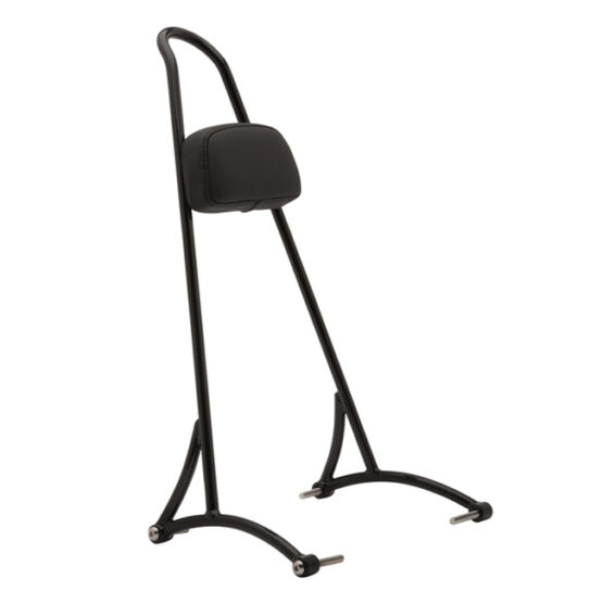 Black Sissy Bar 20" Tall w/Pad