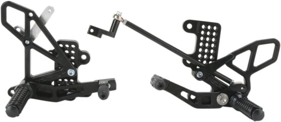 V2 Adjustable Rearset Black w/ Brake Switch