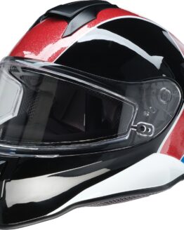 Z1R Youth Warrant Fresh Pow Snow Helmet - Large, Red