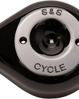 Stealth Teardrop Air Cleaner Cover Black by S&S