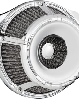 Slot Track Inverted Series Air Cleaner Kit Chrome by Arlen Ness