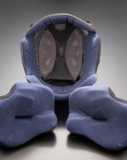 Arai Contour-X Helmet Cheek Pads Blue 25mm Adult