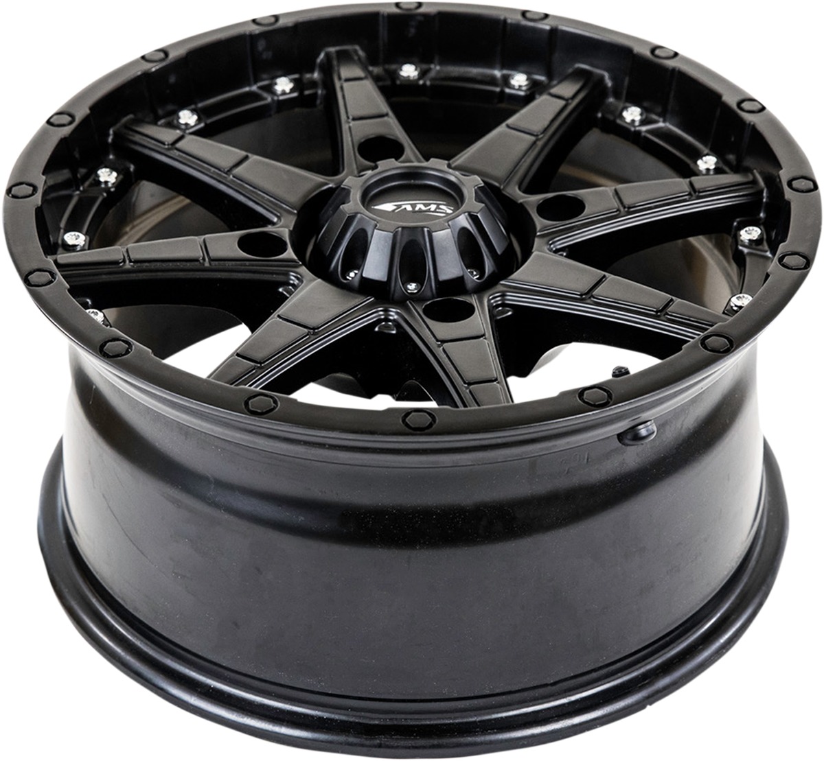 AMS Roll'n 105 Wheel 14x7 Satin Black, 4/110, 5+2 Offset - Image 3