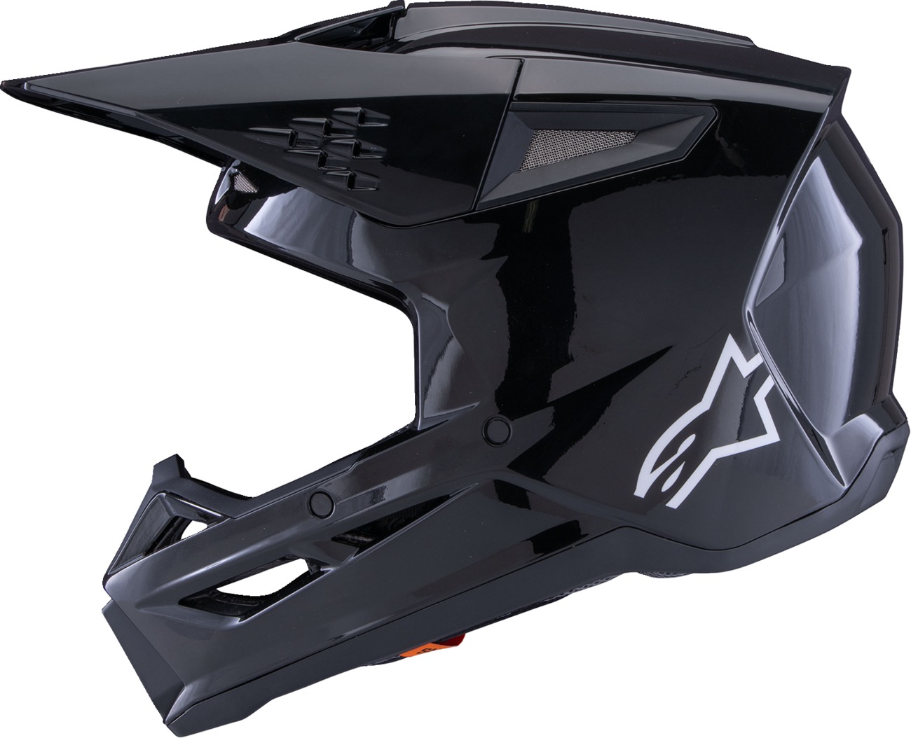 Alpinestars SM3 Solid Helmet Black Gloss Medium - Image 8