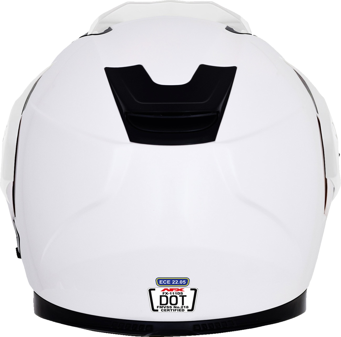 AFX FX-111DS Dual Sport Helmet White Small - Image 3