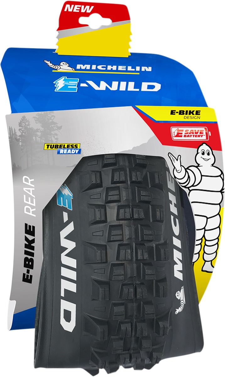 Michelin E-Wild 27.5 x 2.80 Rear E-MTB Bicycle Tire Black - Image 3