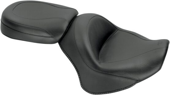 Touring Smooth Vinyl 2-Up Seat - Black