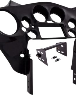 Saddle Tramp Inner Fairing Double DIN Black For Harley FLH 1996-2013