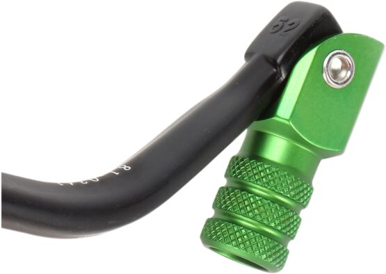 Anodized Forged Folding Shift Lever Black/Green - Image 3