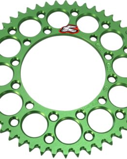Renthal Ultralight Rear Sprocket 49T Green Fits 2020 Kawasaki KX100
