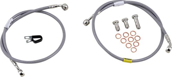 Stainless Steel Front 2-Lines Brake Line Kit