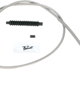 Barnett High-Efficiency Stainless Clutch Cable +12in Harley Touring 89-06