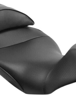 Sargent World Sport 2-Up Seat CarbonFX Black Plain Fits Multistrada