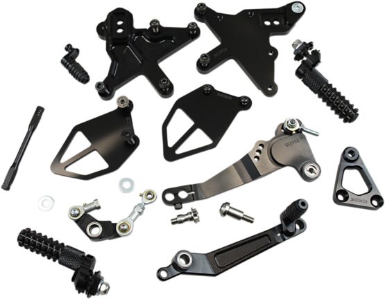 V3 Adjustable Rearset - Black