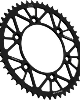 Black Aluminum Rear Sprocket - 50 Teeth 520 Pitch