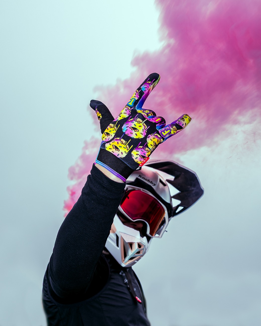 FIST Strapped Caroline Buchanan Sprinkle Fades Gloves XXS Mens Multi/Black - Image 4