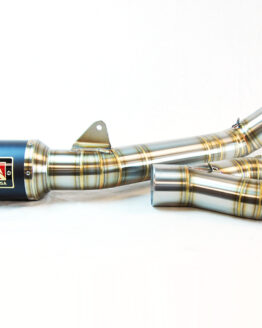 Competition Werkes GP Slip-On Exhaust Black Stainless Fits 15-22 Yamaha R1