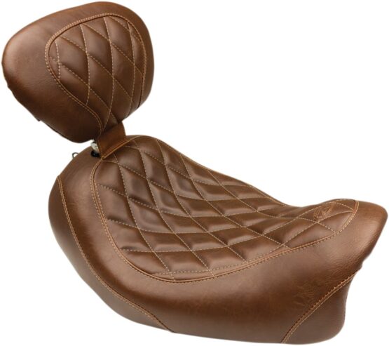 Tripper Diamond Brown Solo Seat w/Backrest