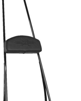 Burly Brand Stupid Tall Sissy Bar Black Fits Dyna 2006-2017