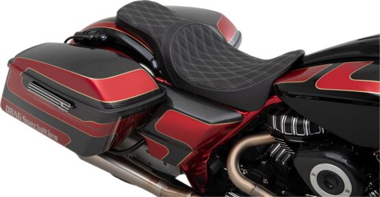 Predator Double Diamond 2-Up Seat Black/Silver Forward - Image 4