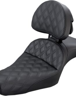 Explorer 2-Up Seat Black w/Backrest