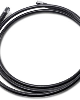 Black 74" Brake Line - DOT -3 AN Universal