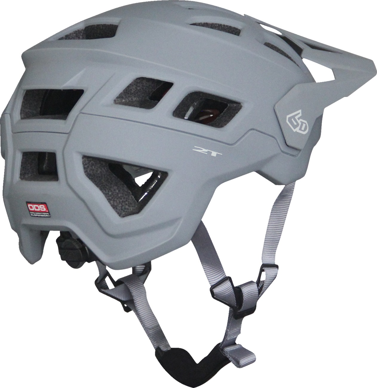 6D ATB-2T Ascent Bicycle Helmet XS/S Matte Gray Unisex - Image 3