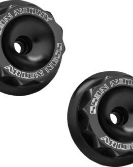 Arlen Ness Fork Nut Cover Black For Method No Flex Inverted Forks