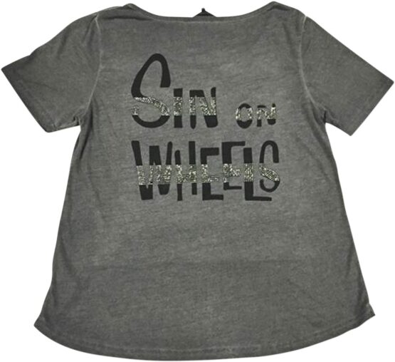 Women's Sin On Wheels Scoopneck Tee - Image 2