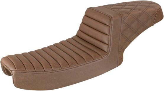 Step-Up Tuck and Roll 2-Up Seat Brown