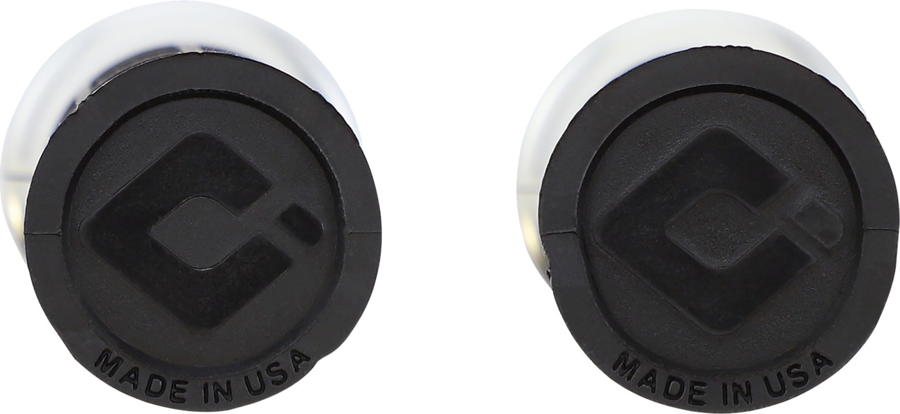 ODI Hart-Luck V-Twin Lock-On Grips Black/Silver 1in TBW - Image 3