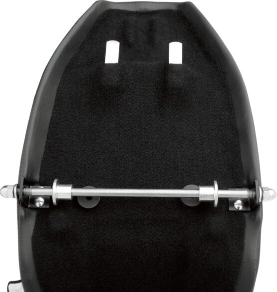 Low Plain Vinyl Solo Seat - Black - Image 5