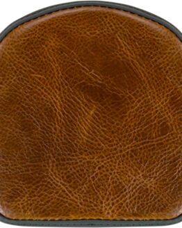 Lariat Gravestone Smooth 6-1/2" Sissy Bar Pad Black/Brown