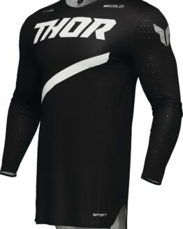 Thor SPORTMODE Brave Jersey Black White Medium Men's