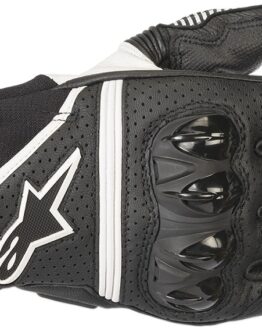 GPX V2 Motorcycle Gloves Black/White 2X-Large