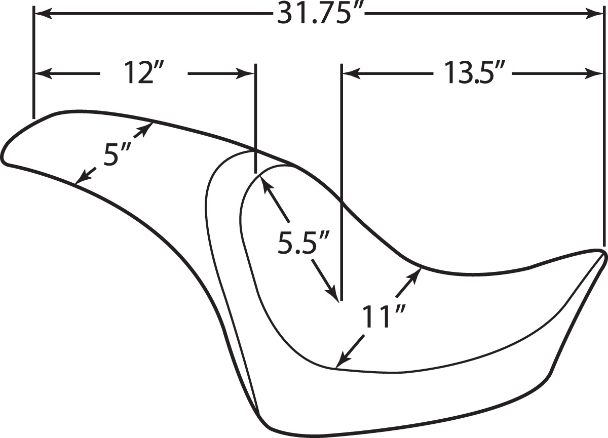 Predator Smooth Leather 2-Up Seat - Black - Image 3