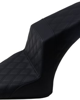 Saddlemen Step-Up Seat Full Lattice Stitch Black For Indian Scout Bobber