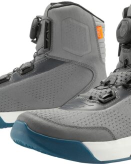 ICON Overlord Vented CE Boots Gray/Teal/White 11.5