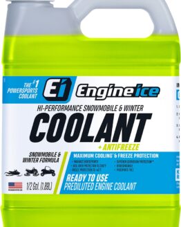 Engine Ice Snowmobile Winter Antifreeze Coolant, 0.5 Gal, Yellow