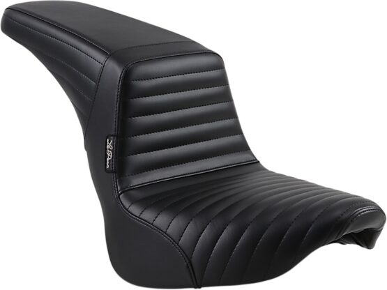 Kickflip Pleated Vinyl 2-Up Seat Black Foam