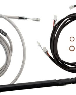 Extended Braided S.S. Control Cable Kit For 18" Gorila Bars