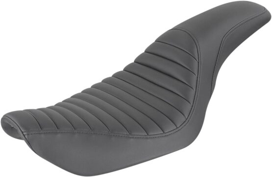 Profiler Tuck and Roll Leather 2-Up Seat Black Gel Lowest