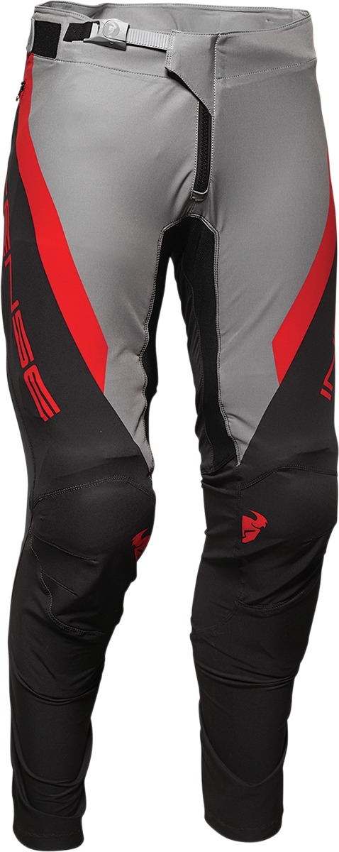 Thor Intense Assist MTB Pants Black/Gray/Red Men's Size 36 - Image 3