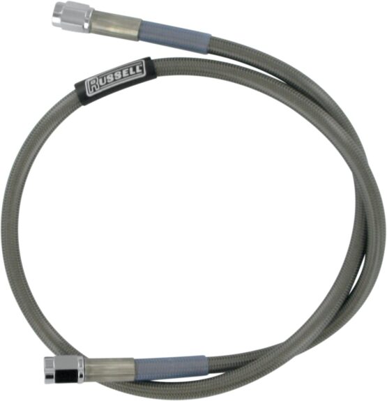 Russell Universal Braided Stainless Steel Brake Line - 25"