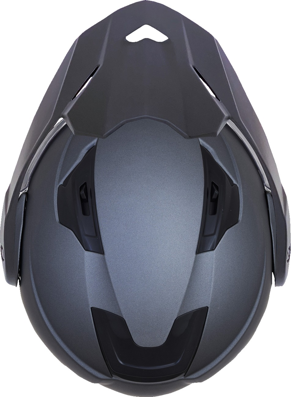 AFX FX-111DS Dual Sport Helmet Frost Gray Medium - Image 3