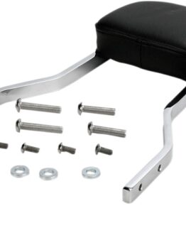 Short Square 14" Sissy Bar Chrome