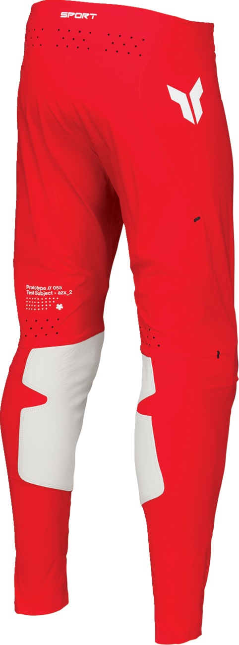 Thor SPORTMODE Riot Pants Red Black White Men's Size 34 - Image 3